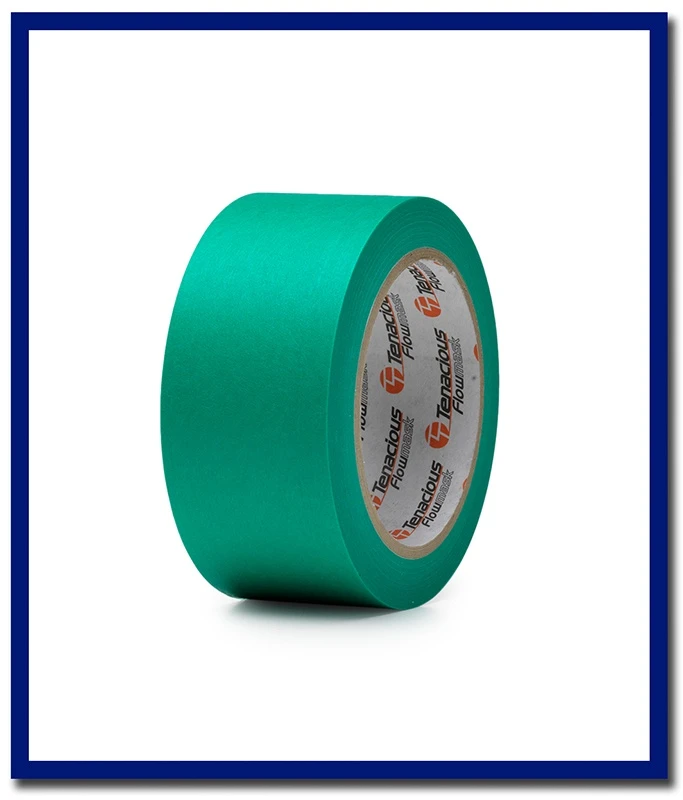 K740 Flowmask Premium Delicate Ultra Low Tack Paper Tape Green - 1 Roll - Stone Doctor Australia - Painting Equipment > Protection > Masking Tapes