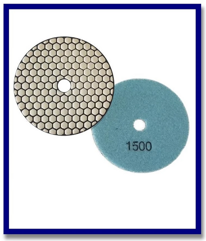SDA Premium Dry Grinding Diamond V'cro Pad - Stone Doctor Australia - For Dry Grinding - Resin Bond