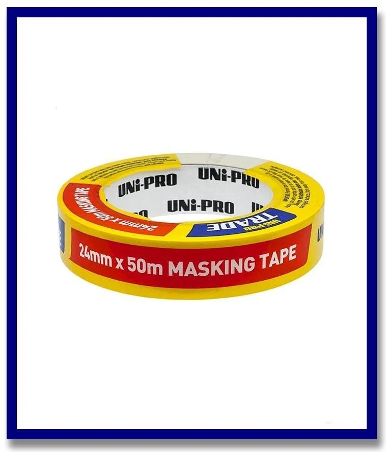 UNi-PRO Trade Painters White Masking Tape - 1 Roll - Stone Doctor Australia - Painting Equipment > Protection > Masking Tape