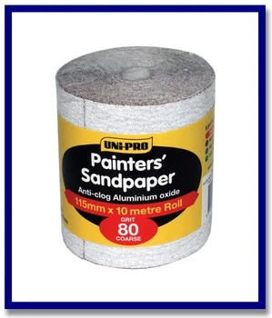 UNi-PRO Painter's Sandpaper (Aluminum Oxide) - 1 Pc - Stone Doctor Australia - Painting Equipment > Preparation > Sandpaper