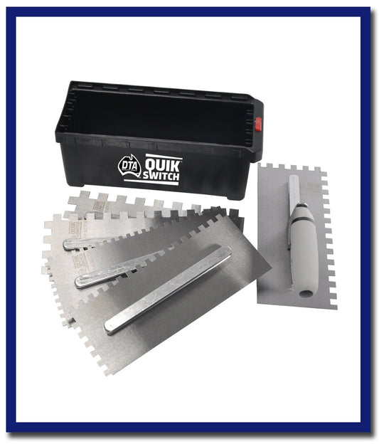 DTA Quick Switch Trowel Kit (1 Kit) - Stone Doctor Australia - Hardware > Adhesive Trowels > Trowel Kit