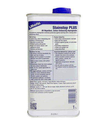 Lithofin Stainstop PLUS - Stone Doctor Australia - Natural Stone > Protective Treatment > Colour Enhancing Penetrating Sealer