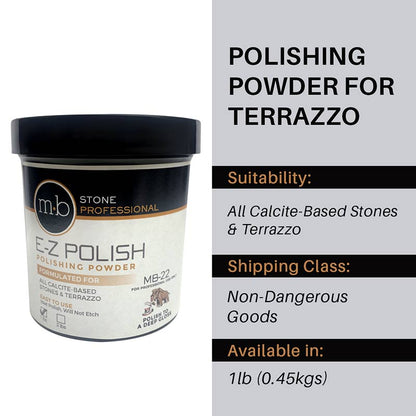 MB22 E-Z Polishing Powder For Terrazzo – 1lb (0.45kgs) - Stone Doctor Australia - Natural Stone > Marble > Polishing Powder