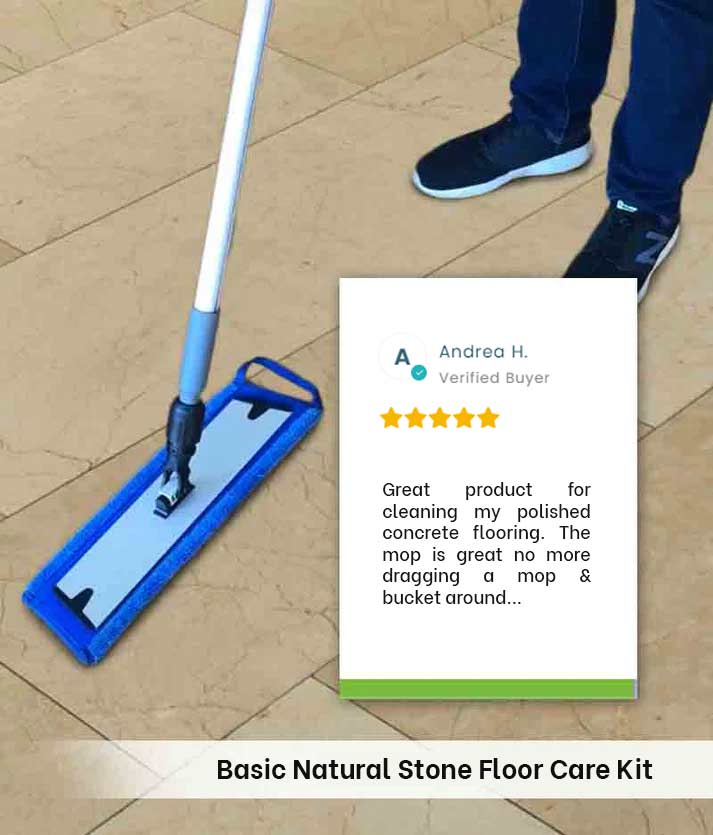 Basic Natural Stone Floor Care Kit - Stone Doctor Australia - ﻿﻿Marble, Travertine & Limestone > Daily Floor Cleaning > Microfibre Mopping System