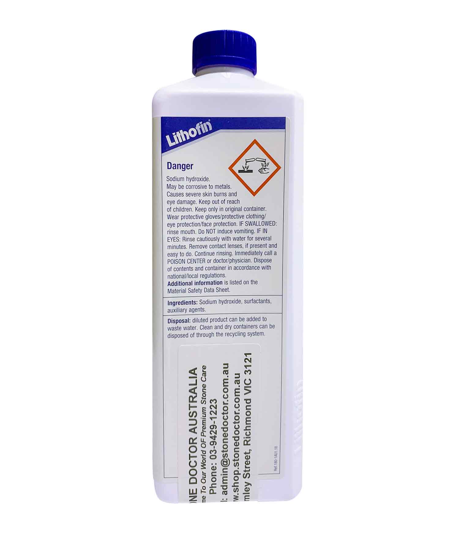 Lithofin KF Intensive Cleaner - Stone Doctor Australia - Porcelain & Ceramic Tiles > Alkaline Product > Deep Periodic Cleaning
