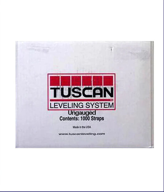 Tuscan Levelling System Strap - 1000 pcs (Ungauged) - 1 Box