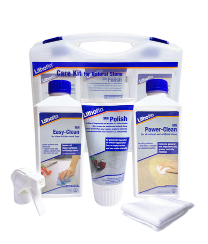 Lithofin Care Kit With Wax For Natural Stone Care - PE