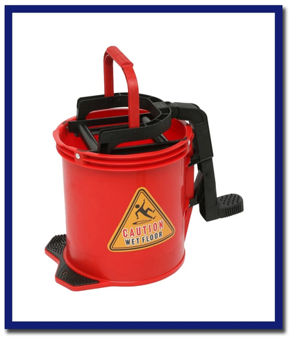 Edco Enduro Nylon Wringer Bucket - 1 Unit - Stone Doctor Australia - Cleaning Accessories > Mopping > Buckets