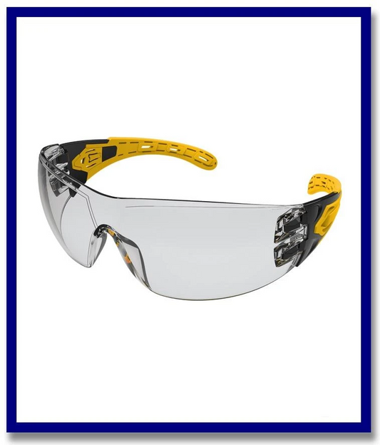 "Evolve" A/F Silver Mirror Lense Safety Glasses with Gasket & Headband - Stone Doctor Australia - Personal Protective Equipment > Eye & face Protect