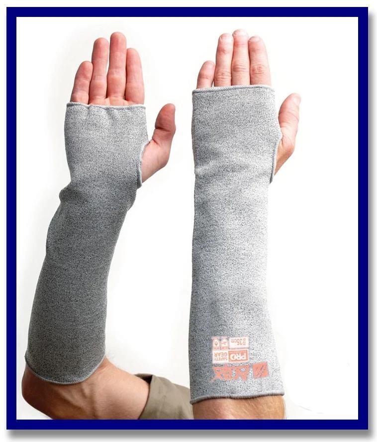 Arm Sleeves Long (ARAX) - 1 Sleeve - Stone Doctor Australia - Personal Protective Equipment > Long Cuff Gloves