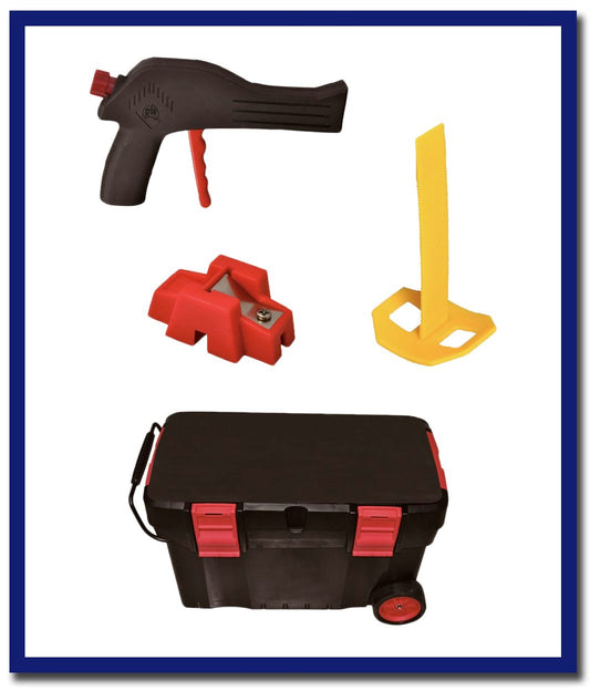 DTA Lippage Levelling Trolley & Kit (1 Kit) - Stone Doctor Australia - Porcelain & Ceramic > Tiling > Levelling Tool Kits