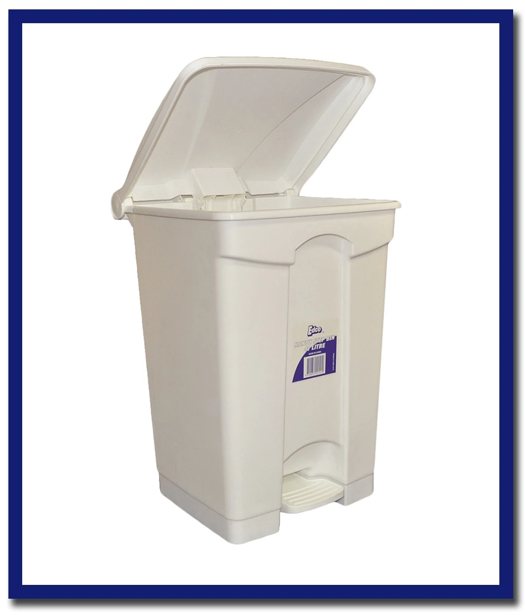 Edco Handy Step Bin With Pedal (Assembled) - 1 Unit - Stone Doctor Australia - Cleaning Accessories > Bins > Pedal Bins