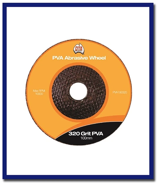 PVA Abrasive Grinding / Polishing Disc 100mm - 1 Pc - Stone Doctor Australia - Hardware > Abrasive Tools > Grinding Disc