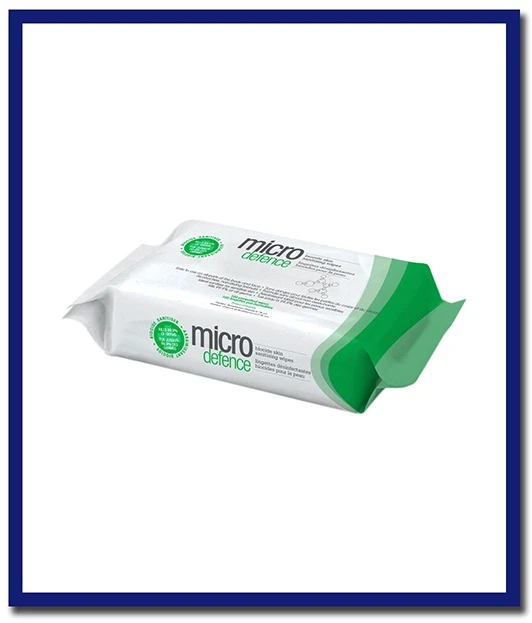 Micro Defence Biocide Skin Sanitising Wipes - 100 Prewetted Wipes - Stone Doctor Australia - Cleaning > Disinfectant > Skin Sanitising Wipes