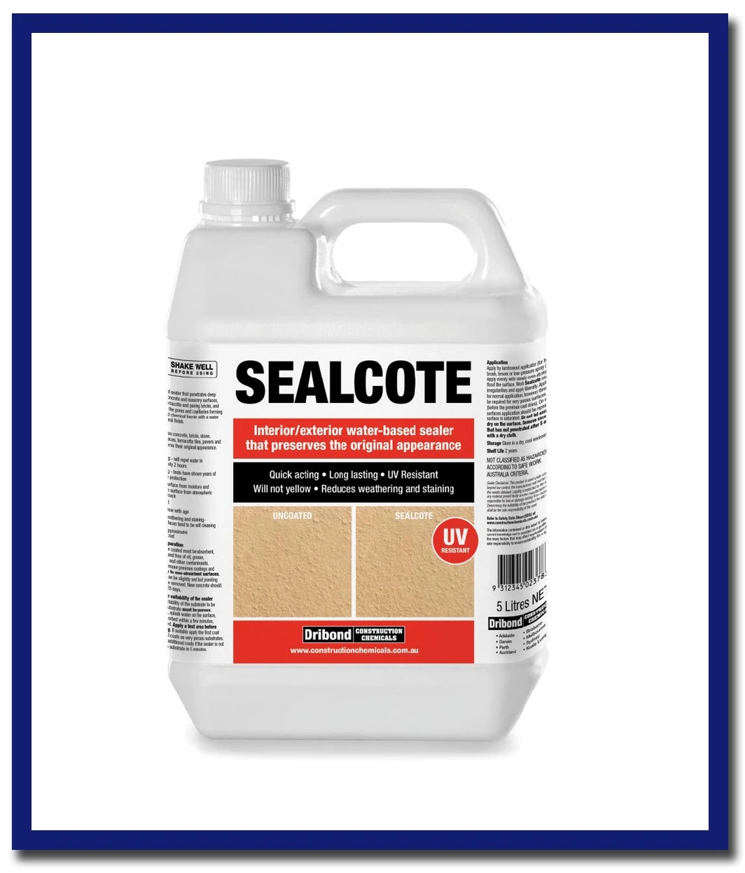 Dribond Sealcote - Stone Doctor Australia - Construction Chemicals > Sealers > Topical Sealer