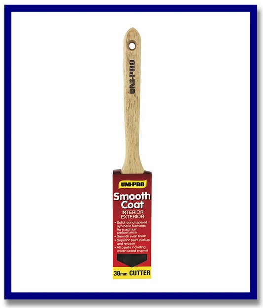 UNi-PRO Smooth Coat Sash Cutter Brush - 1 Pc - Stone Doctor Australia - Painting Equipment > Application > Sash Cutters