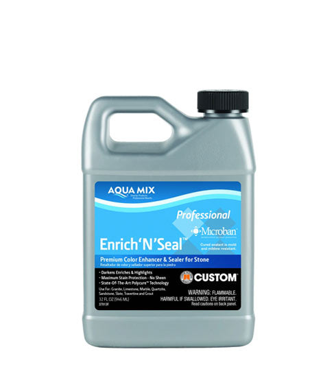 Aqua Mix Enrich N' Seal Colour Enhancing Sealer 473ml- Stone Doctor Australia - Natural & Eng Stone Penetr Sealer - Water Base
