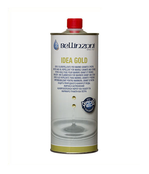 Bellinzoni Idea Gold - 1L - Stone Doctor Australia - Natural & Eng Stone Penetr Sealers - Solvent Base