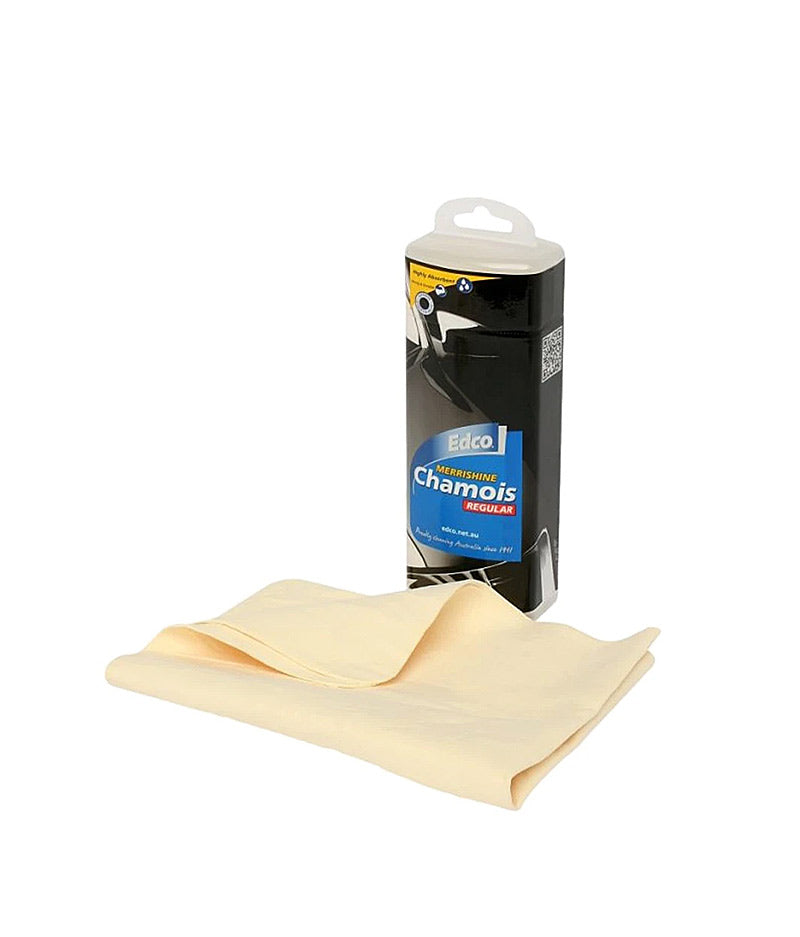 Edco Merrishine Chamois In Canister - 1 Pack - Stone Doctor Australia - Cleaning Accessories > Wipes > Chamois Cloth