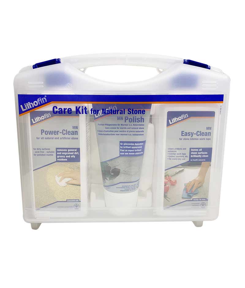 Lithofin Care Kit With Wax For Natural Stone - PE - Stone Doctor Australia - Marble & Stone > Bench Top Care > Cleaning & Maintenance