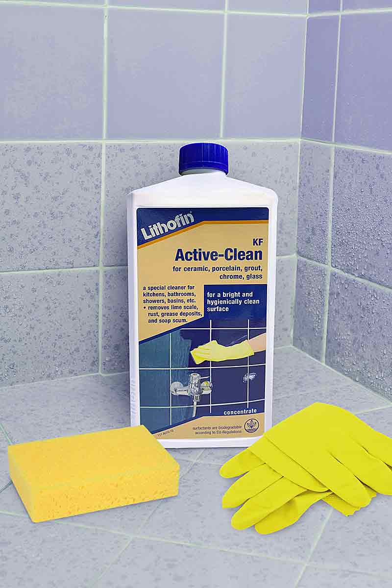 Lithofin KF Active-Clean - 1 Litre - Stone Doctor Australia - Bathroom Tiles > Ceramic > Speciality Acid Cleaner