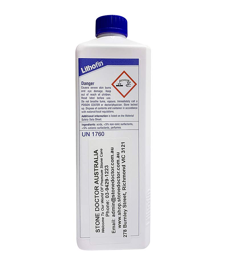 Lithofin KF Cement Residue Remover - Stone Doctor Australia - Porcelain & Ceramic Tiles > Acidic Product > Initial Cleaning