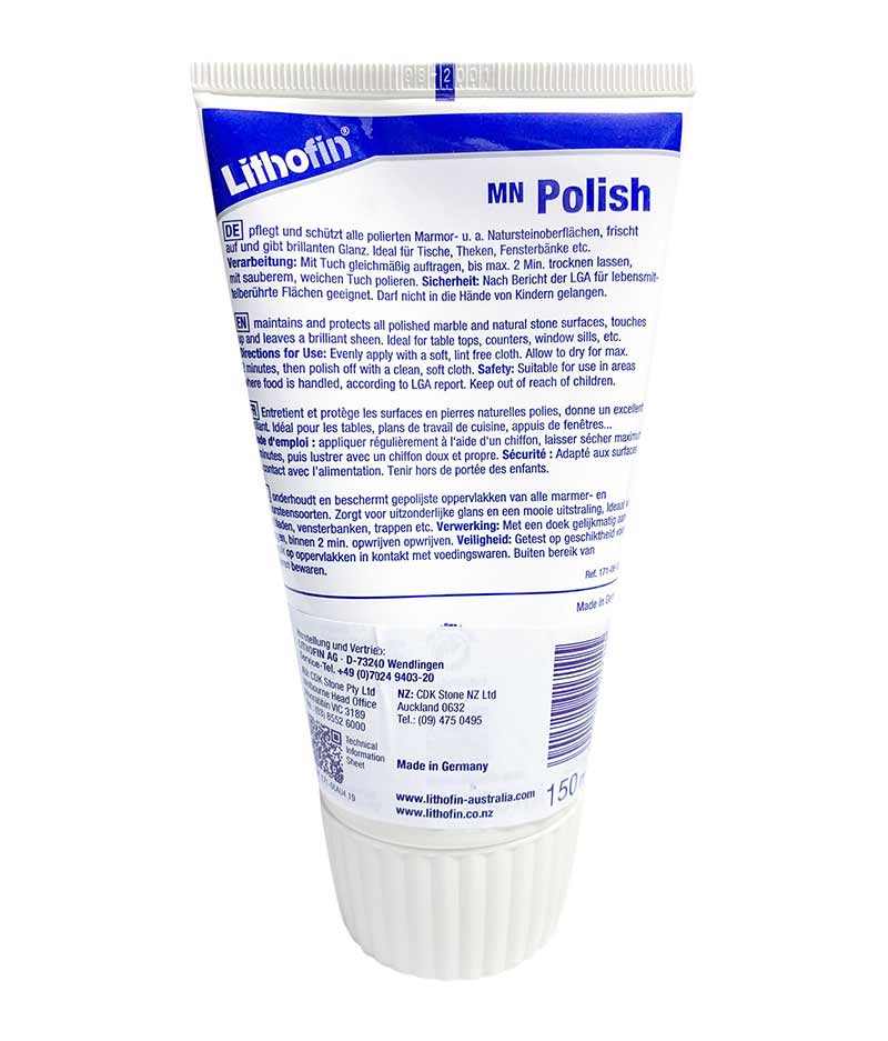Lithofin MN Polish Cream - Stone Doctor Australia - Natural Stone > Protective Treatment > Water Based Surface Waxes
