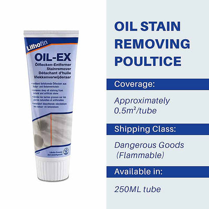 Lithofin OIL-EX - 250ml - Stone Doctor Australia - Natural & Engineered Stone > Stain Removal Chemicals > Oil & Grease