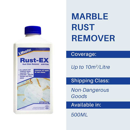 Lithofin Rust-Ex - 500ml - Stone Doctor Australia - Natural Stone & Marble > Stain Removing Chemicals > Rust