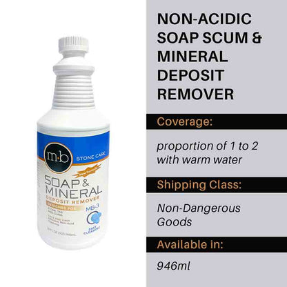 MB3 Soap Film Remover – 946ml - Stone Doctor Australia - Soap Film Cleaner