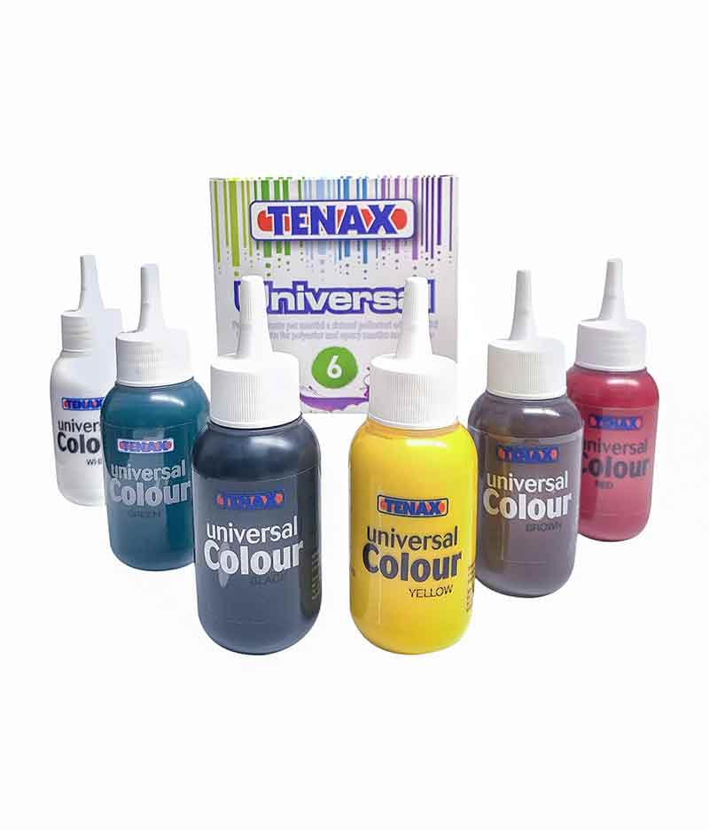Tenax Universal Colour Set (6 Colours x 75ml) - Stone Doctor Australia - Stone Care Products > Chemicals > Colour Paste