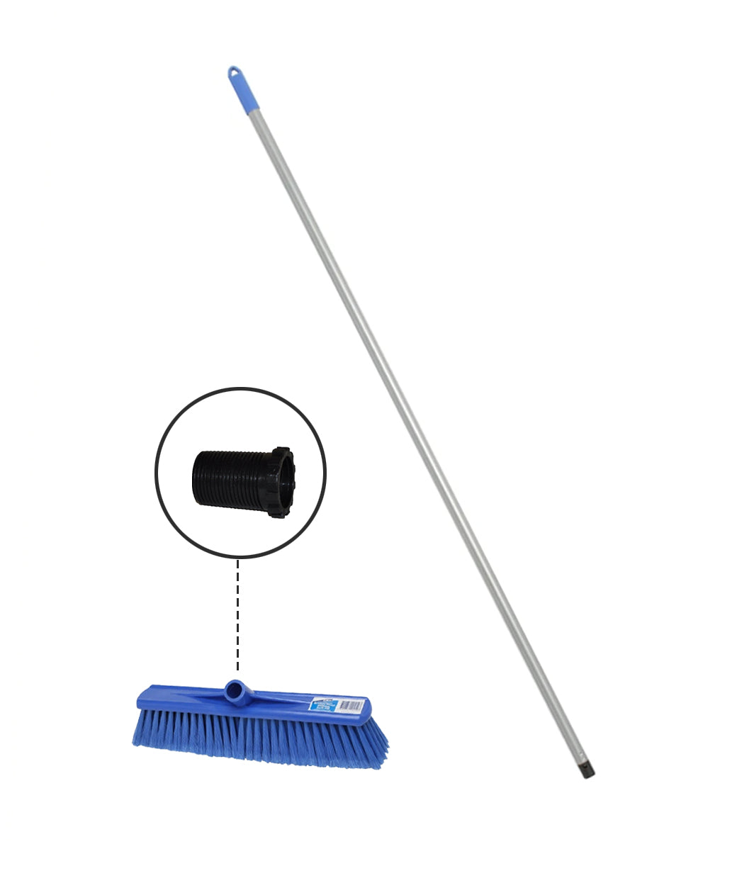 Edco Platform Broom Complete - 1 Unit - Stone Doctor Australia - Cleaning Products > Brooms > Accessories