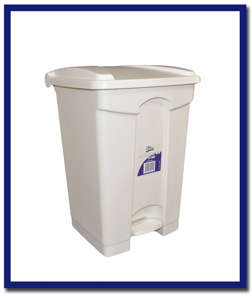 Edco Handy Step Bin With Pedal (Assembled) - 1 Unit - Stone Doctor Australia - Cleaning Accessories > Bins > Pedal Bins