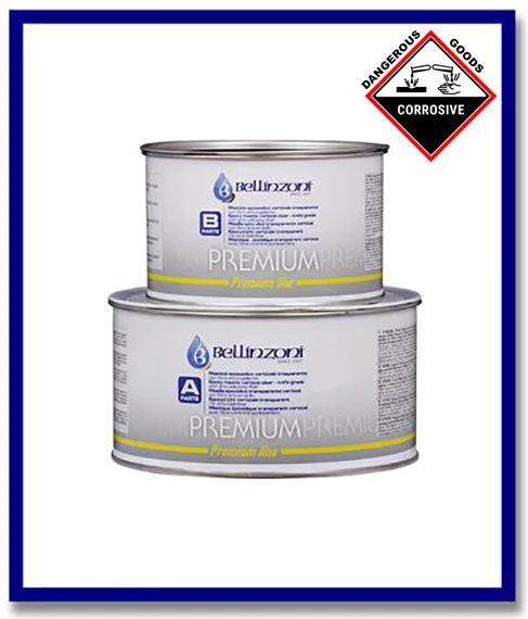 Bellinzoni Epox 5000 Premium Solid  Transparent 1.5kg Set - Stone Doctor Australia - Epoxy Glue & Stone Filler