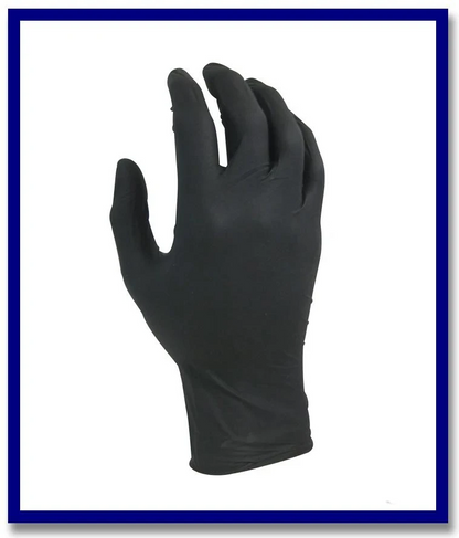 Black Shield Disposable Nitrile Gloves - 100pcs/box - Stone Doctor Australia - Personal Protection Equipment
