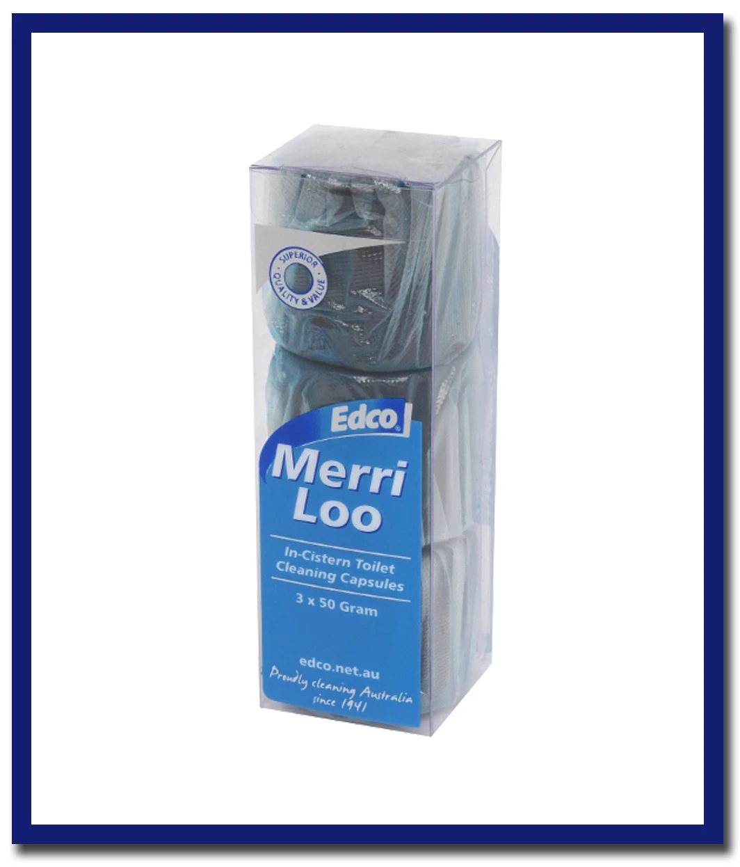 Edco Merri Loo  In Cistern Capsules (3 X 50gm) - Per Pack - Stone Doctor Australia - Cleaning Products > Chemicals > Cistern Capsules