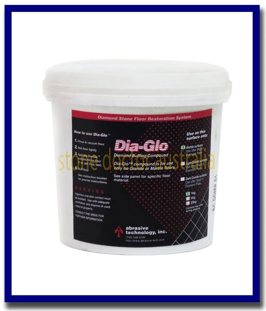 DiaGlo Polishing Powder type M- 1 Litre - Stone Doctor Australia - Marble Polishing Powder - Professional Use
