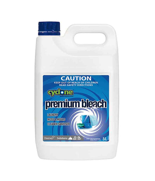 Diversey Cyclone Premium Bleach 5L - Stone Doctor Australia - Cleaning > Fabric & Laundry > Premium Bleach