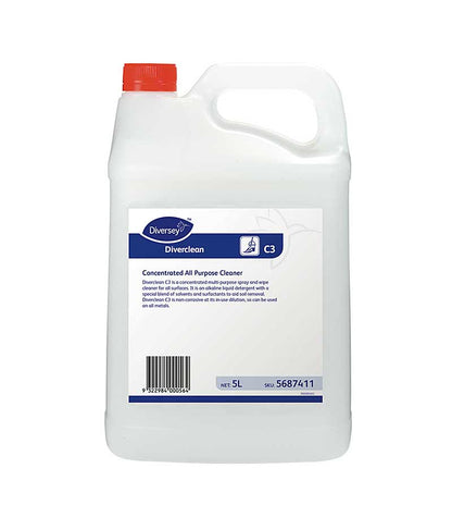 Diversey Diverclean C3 - Stone Doctor - Australia - Cleaning > Multi-Surface Cleaner > Alkaline Liquid Detergent