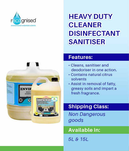 Diversey Enviroclean - Stone Doctor Australia - Cleaning > General Purpose Cleaner > Disinfectant Sanitiser