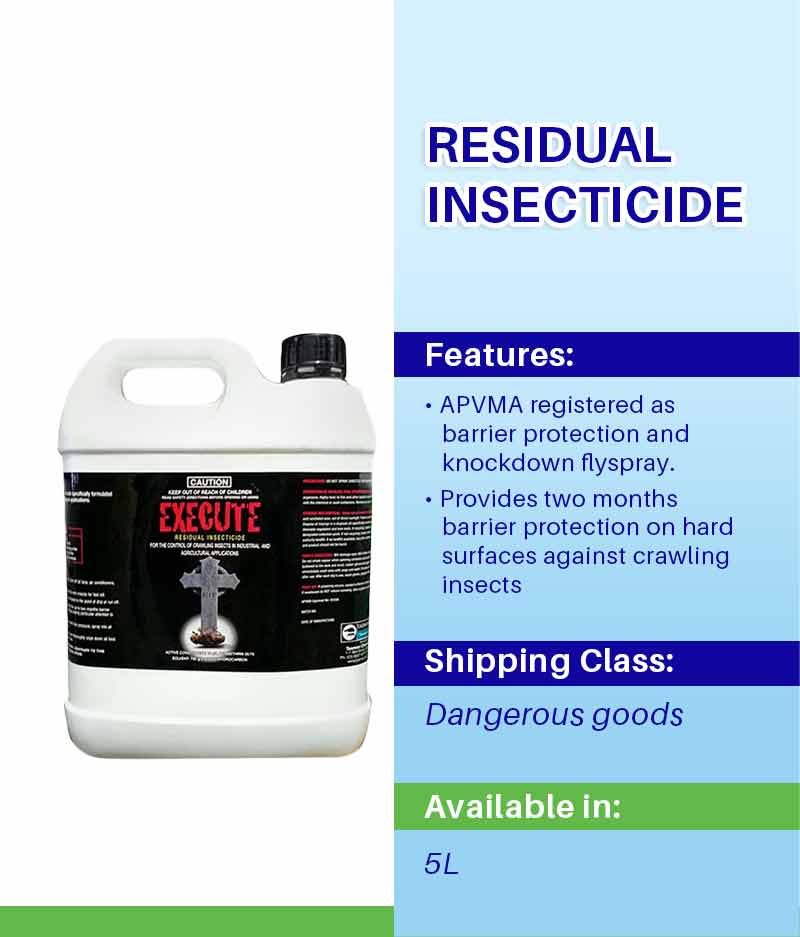 Diversey Execute WB 5L - Stone Doctor Australia - Cleaning > Insect Control > Residual Insecticide
