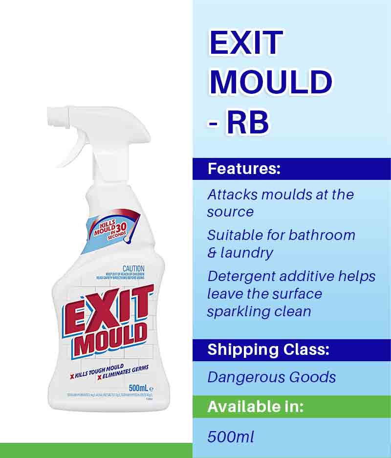 Diversey Exit Mould 500ml -Stone Doctor Australia - Cleaning > Wet Surface Cleaner > Mould Remover