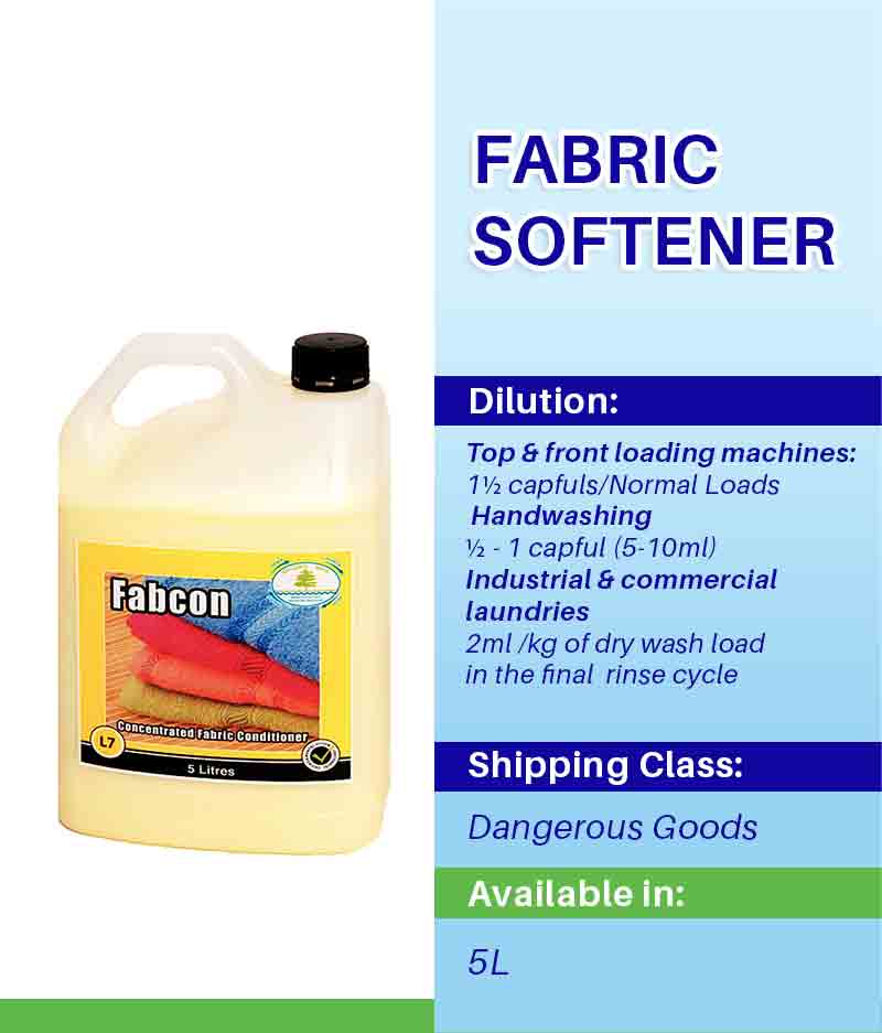 Diversey Fabcon 5L - Stone Doctor Australia - Cleaning > Fabric & Laundry > Fabric Softener