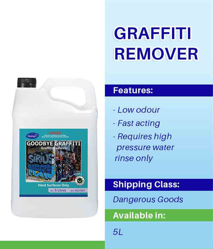 Diversey Goodbye Graffiti 5L - Stone Doctor Australia - Building Care > Low Toxicity Solvent > Graffiti Remover