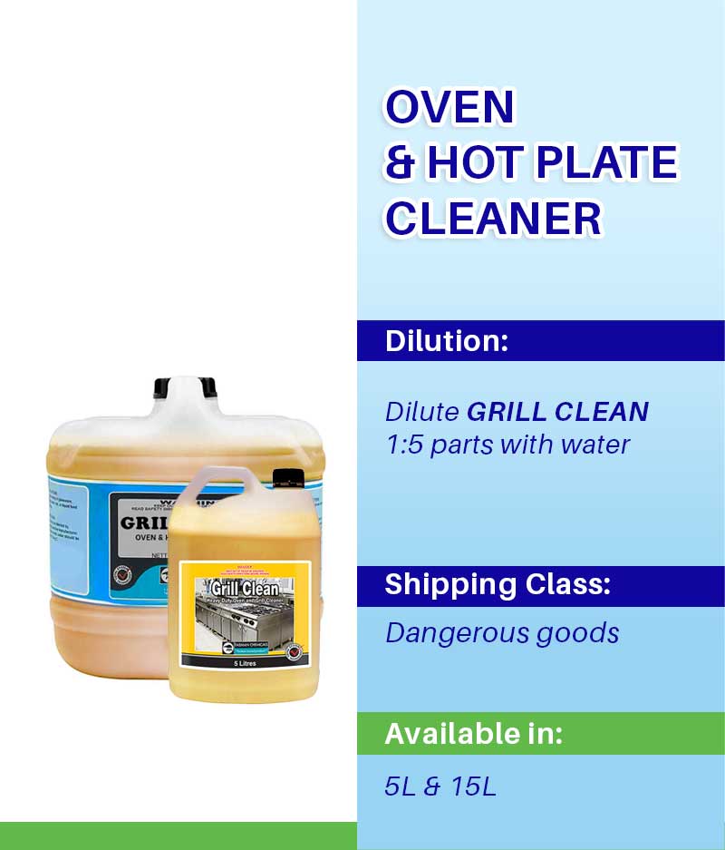 Diversey Grill Clean - Stone Doctor Australia - Cleaning > Kitchen Care > Oven And Grill Cleaners
