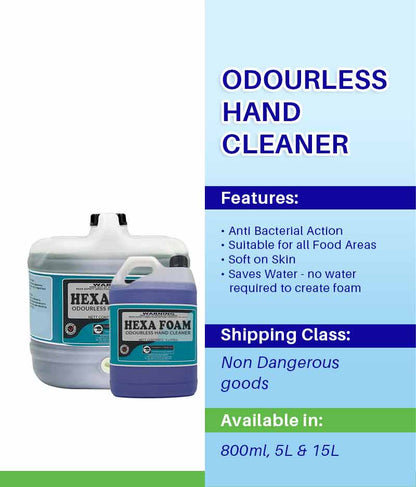 Diversey Hexa Foam - Stone Doctor Australia - Cleaning > Personal Care > Antiseptic Liquid Hand Soap