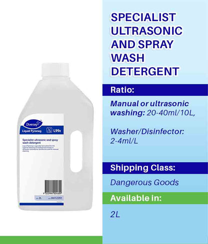 Diversey Liquid Pyroneg 2L - Stone Doctor Australia - Cleaning > Surgical Equipment > Specialty Cleaner