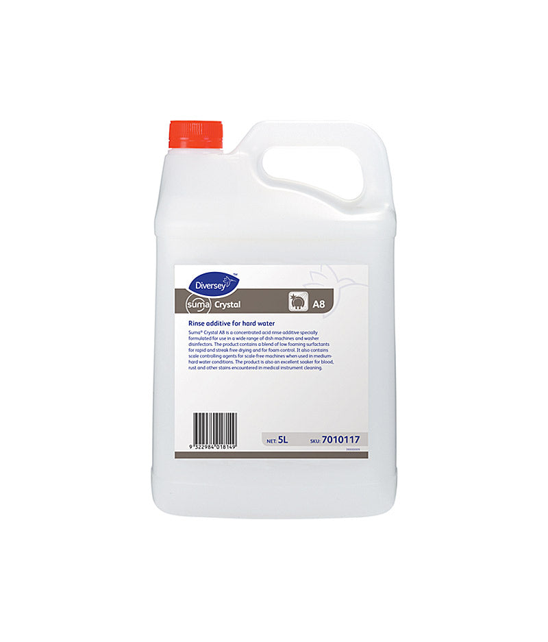 Diversey Suma Crystal A8 5L - Stone Doctor Australia - Cleaning > Rinse Aids > Machine Ware Washing