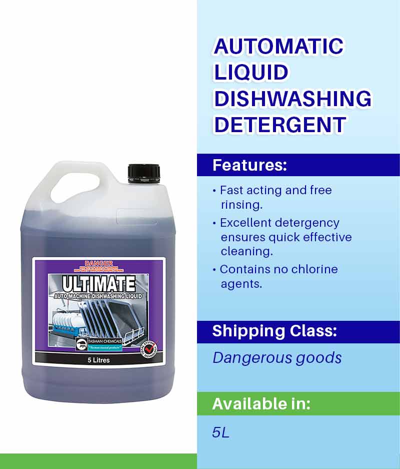 Diversey Ultimate 5L - Stone Doctor Australia - Cleaning > Kitchen Care > Automatic Liquid Dishwashing Detergent