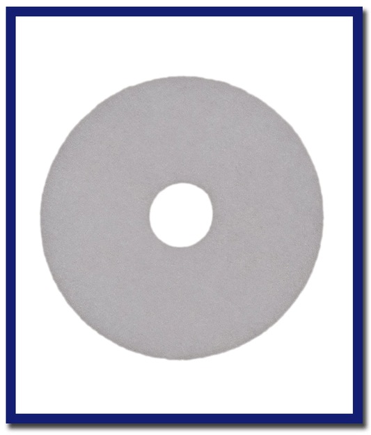 Edco Premium Floor Pads Soft White 450mm 18"- 1 Pc - Stone Doctor Australia Cleaning Accessories - Floor Pads - Cleaning